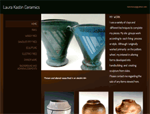Tablet Screenshot of laurakastinceramics.com
